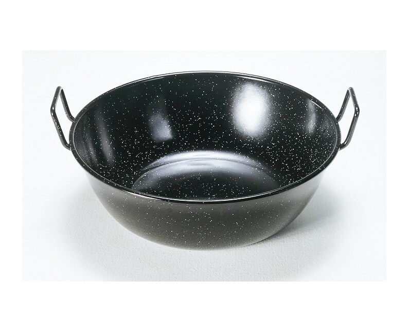 Garcima Doppelte Schleuderpfanne mit emaillierten Griffen 40 cm. Image