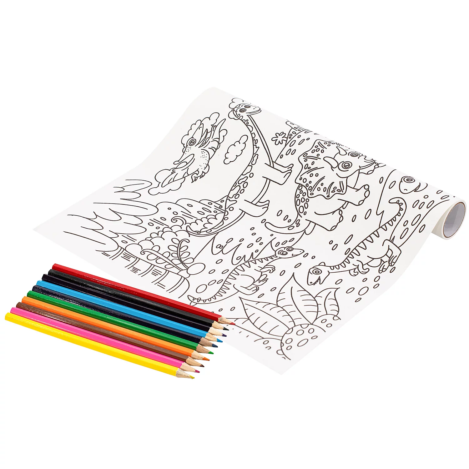 Rouleau de coloriage « dinosaures », 30 x 200 cm