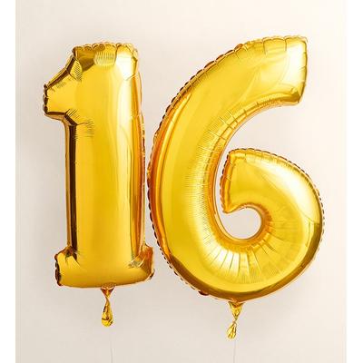 1-800-Flowers Gift Wrapping Delivery Number 16 Balloons