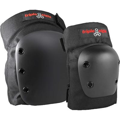 Triple Eight 2Pack Adjustable Street Protective Elbow Pads - Black, Size Large