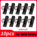 10 pz/5 pz 18650 Custodie per Banca di Potere 1X 3.6 V-4.2 V 18650 Supporto per Batteria Scatola di Immagazzinaggio Custodia 1 Slot Contenitore di Batteria Con Cavo