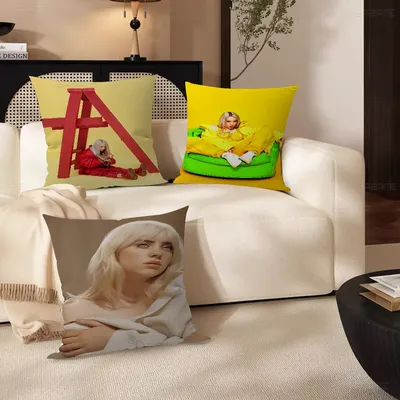 Pop Singer B-Billie Singer Kissenbezug 30x50 Polyester Sofakissen Dekorative Kissen Heimdekoration Image