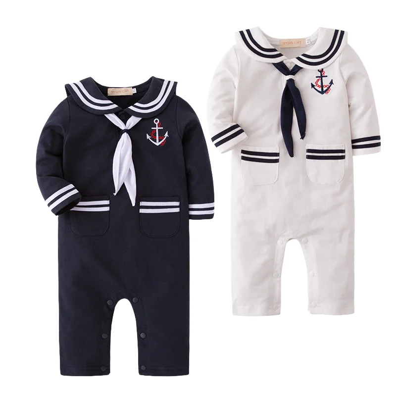 Halloween-Kinderkostüme Kapitän-Verkleidung Baby-Sets mit Revers Modische Uniform Langarm Bühnenauftritt-Kleidung Image