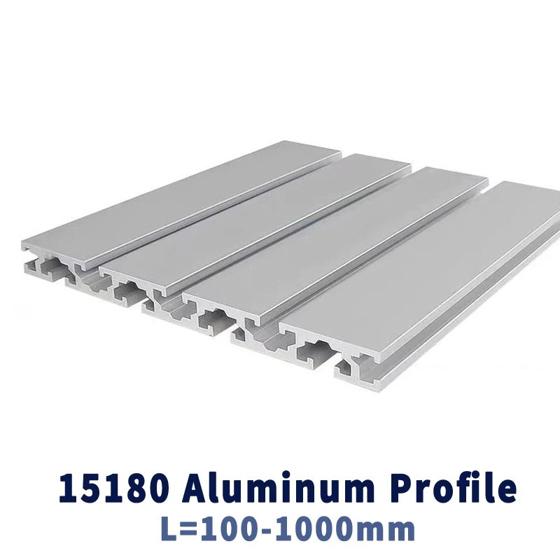 1 STÜCK 15180 Aluminiumprofil Extrusion CNC 3D-Druckerteile Werkbank DIY Rahmen eloxierte Linearschiene Länge 100/400/500/600/1000 mm Image