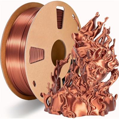 TEMU Filament Pla 1.75mm 3d Printer Filament, 1kg Spool (2.2lbs), Accuracy +/- Mm, Fit Most Fdm Printer Image