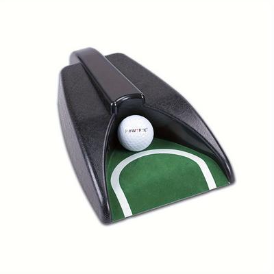 TEMU Portable Golf Putting Practice Mat With Automatic Return - Your Skills, Durable Abs Material, Fit