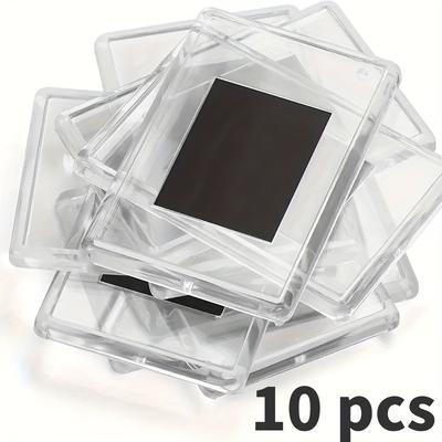 TEMU 2/10pcs Blank Refrigerator Magnets Clear Acrylic Insert Magnets Photos Pictures 7x4.5cm Image