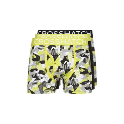 Crosshatch - "Crystaline" Boxershorts für Herren(3er-Pack) (Limone) Image