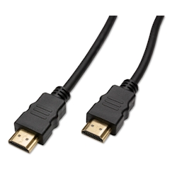 Captiva Kabel HDMI zu HDMI schwarz 4K 60Hz 2m HighSpeed vergoldete Stecker Image