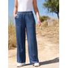 Trainingshose CATAMARAN, Damen, Gr. 24/25, Kurzgrößen, blau (jeansblau), 100% Polyester, unifarben, lang, Hosen