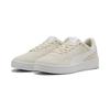 Sneaker PUMA "Court Lally Suede Sneakers Damen", Gr. 41, weiß (alpine snow weiß), Obermaterial: Textil, Kuhleder, Synthetik; Futter: Textil; Innensohle: Textil; Laufsohle: Gummi, Schuhe