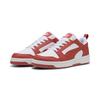 Sneaker PUMA "Rebound V6 Low Sneakers Erwachsene", Gr. 41, weiß (weiß rot fire), Obermaterial: Textil, Synthetik; Futter: Textil; Laufsohle: Gummi, Schuhe