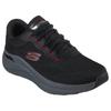 Sneaker SKECHERS "ARCH FIT 2.0", Herren, Gr. 43, schwarz (schwarz, rot), Textil, sportlich, Schuhe, Trainingsschuh, Schnürschuh mit komfortabler Innensohle