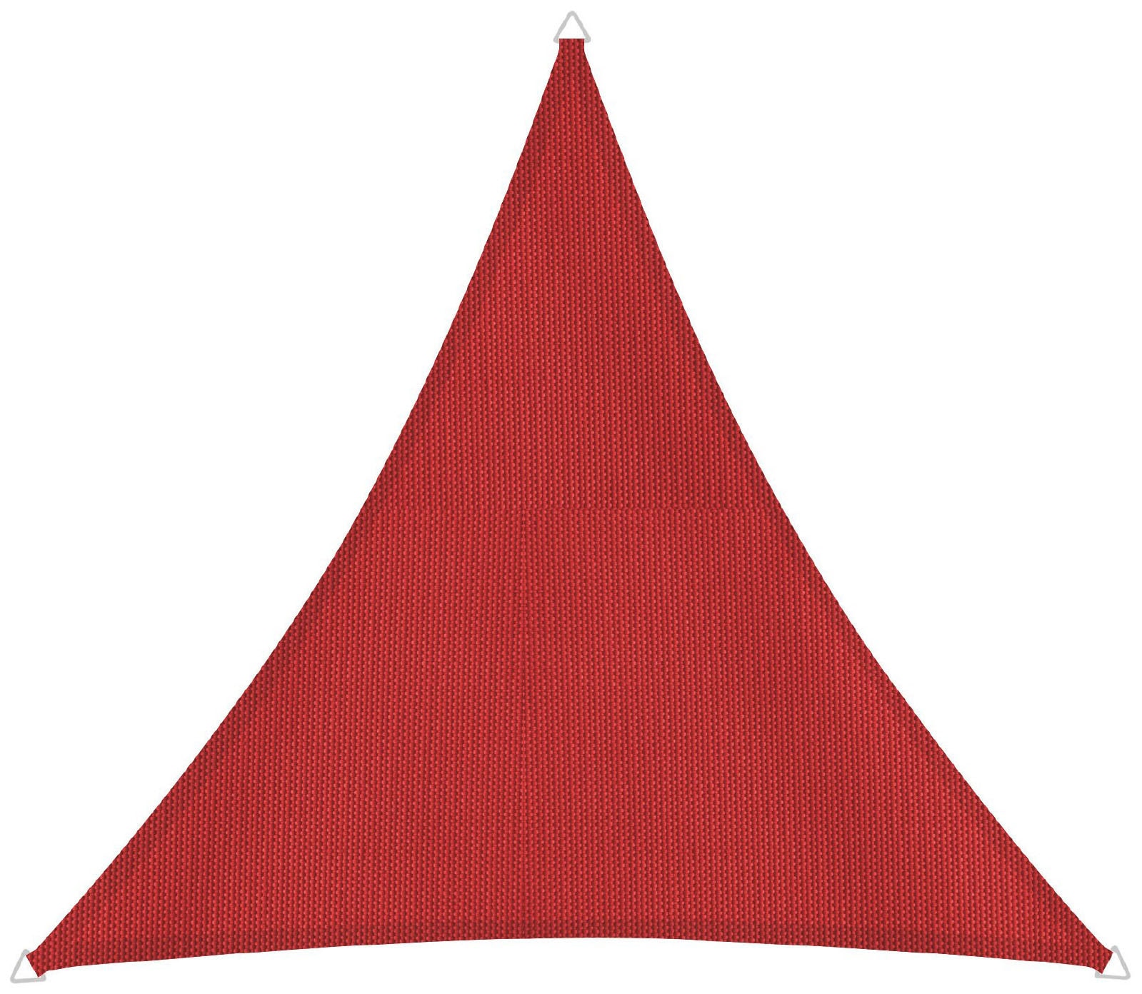Sonnensegel WINDHAGER "Capri Dreieck", rot, B:300cm T:300cm, Polyester, Sonnensegel, 3x3x3m, rot