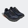 Trailrunningschuh ADIDAS TERREX "TRAIL RIDER GORE-TEX TRAILRUNNING", Gr. 42,5, blau (wonder steel, core schwarz, impact orange), Synthetik, Textil, sportlich, Schuhe, wasserdicht
