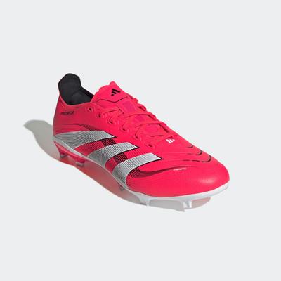Fußballschuh ADIDAS PERFORMANCE "PREDATOR LEAGUE FG/MG", Gr. 45, rot (lucid rot, cloud weiß, core schwarz), Synthetik, sportlich, Schuhe Image