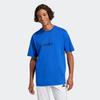 T-Shirt ADIDAS SPORTSWEAR "M LIN SJ T", Herren, Gr. M, blau (royal blau, schwarz), Obermaterial: 100% Baumwolle, sportlich, Rundhals, Shirts