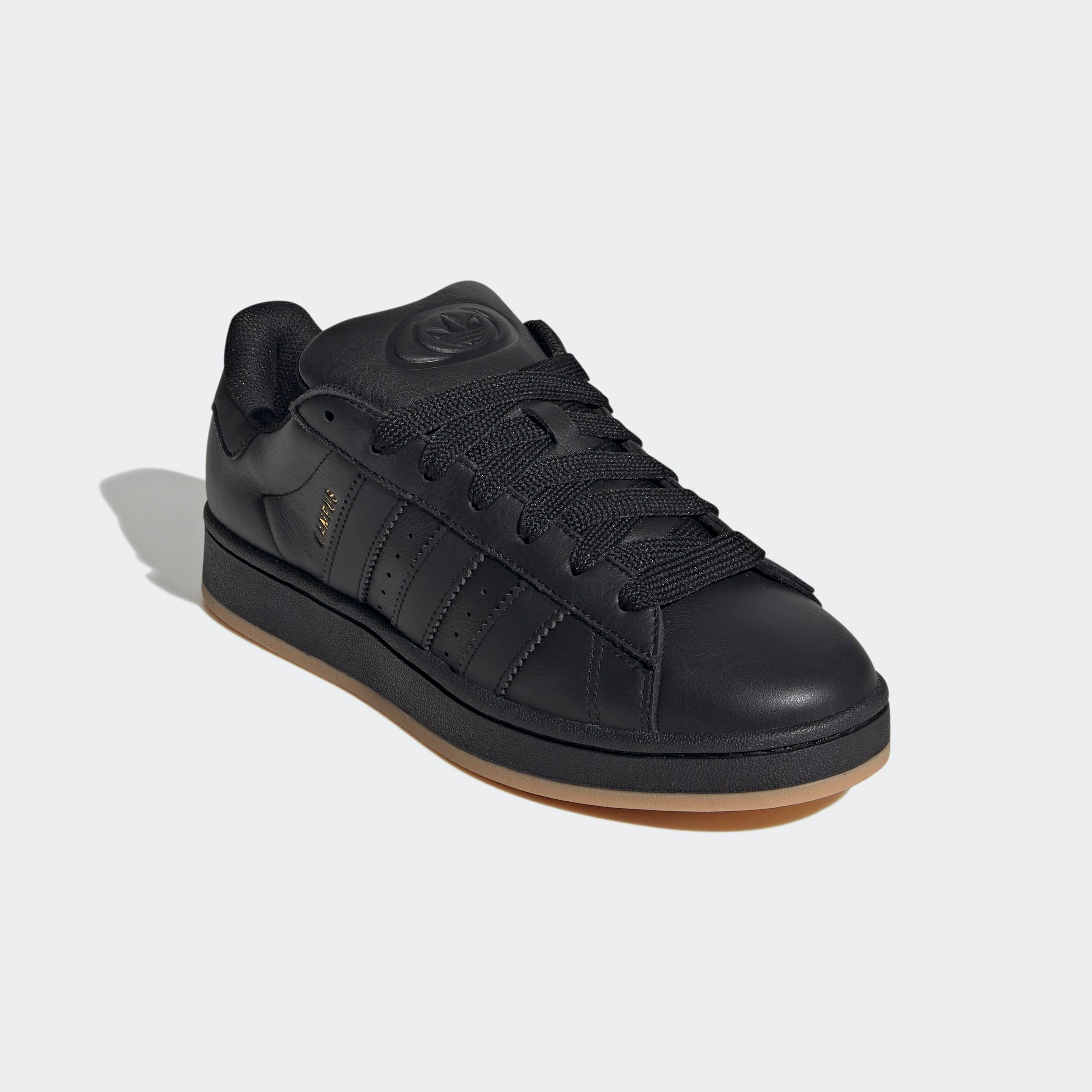 Sneaker ADIDAS ORIGINALS "CAMPUS 00S", Herren, Gr. 38,5, schwarz (core schwarz, core schwarz, core schwarz), Leder, Schuhe Sneaker