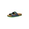 Pantolette LICO "Pantolette Bioline Kids", Gr. 33, blau, Synthetik, Schuhe
