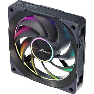 SEASONIC Computer-Kühler "MAGFLOW ARGB, 3-Fan Kit", schwarz, B:37,2cm H:2,6cm T:12cm Ø:12cm, Computer-Kühler