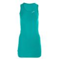Longtop WINSHAPE "WTR15", Damen, Gr. S, grün (ocean grün), 90% Baumwolle, 10% Elasthan, Rundhals, ohne Ärmel, Tops, mit seitlicher Raffung