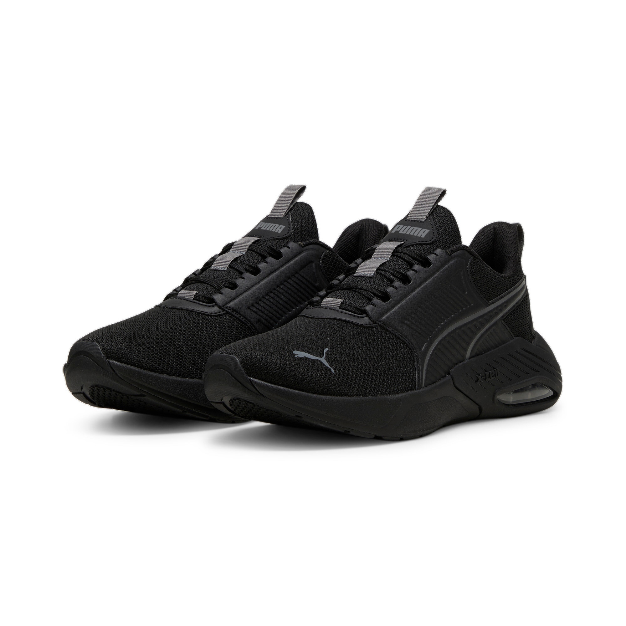 Sneaker PUMA "X-CELL NOVA FS", Herren, Gr. 42,5, schwarz (puma schwarz, cool schwarz gray), Textil, Schuhe Sneaker
