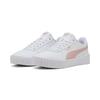 Sneaker PUMA "CARINA 3.0", Gr. 40, weiß (puma weiß, rose quartz, puma gold), Leder, unifarben, sportlich, Schuhe