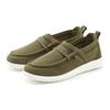 Sneaker VIVANCE "Freizeitschuh, Halbschuh", Damen, Gr. 40, grün (oliv), Obermaterial: 50% Lederimitat, 50% Textilmaterial. Futter: 100% Textilmaterial. Decksohle: 100% Textilmaterial. Laufsohle: 100% Synthetik, unifarben, Mesh, casual, Schuhe...
