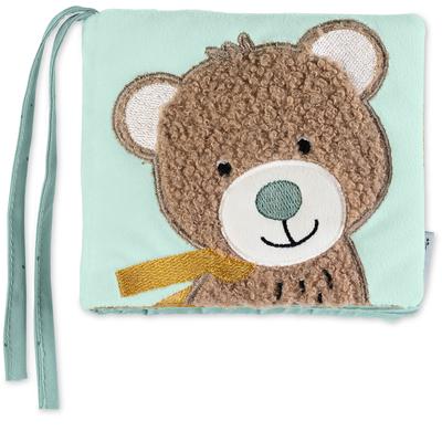 Greifspielzeug STERNTALER "Spielbuch Ben", blau, Greifspielzeug, KinderB:13cm H:12cm L:4cm, Softvelour, Polycotton, B:13cm H:12cm L:4cm