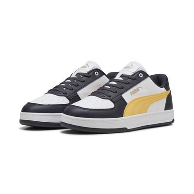 Sneaker PUMA "Caven 2.0 Sneakers Erwachsene", Gr. 42.5, blau (new navy sunny gelb weiß blau), Obermaterial: Synthetik; Futter: Textil; Innensohle: Textil; Laufsohle: Gummi, Schuhe Image