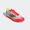 Fußballschuh ADIDAS PERFORMANCE "F50 LEAGUE KIDS FG/MG", Gr. 37, bunt (cloud weiß, core schwarz, solar gelb), Synthetik, Textil, sportlich, Schuhe, für Rasenplätze