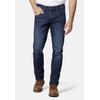 5-Pocket-Jeans HERO BY JOHN MEDOOX "Baxter Denim Relaxed Fit", Herren, Gr. 36, Länge 30, blau (dunkelblau tint), Denim/Jeans, 96% Baumwolle, 2% Polyester, 2% Elasthan, casual, straight fit lang, Jeans, Relaxed Fit Casual Clean Wash Denim Jeans für...