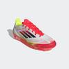 Fußballschuh ADIDAS PERFORMANCE "F50 PRO FG", Gr. 45, bunt (cloud weiß, core schwarz, solar gelb), Synthetik, Textil, sportlich, Schuhe