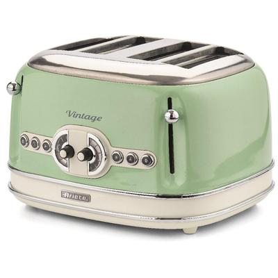 ARIETE Toaster "Vintage", grün, B:31,9cm H:20,5cm T:28,9cm, Toaster, grün Image