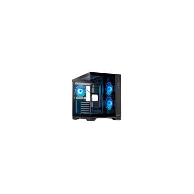 CHIEFTEC PC-Gehäuse "Visio GM-30B-TG-OP schwarz Tempered Glass x 2", eh13, B:39,00cm H:29,50cm T:43,00cm, Computergehäuse Image