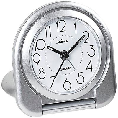 Reisewecker ATLANTA, silber (silberfarben), Wecker