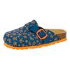 Pantolette LICO "Pantolette Bioline Clog Kids", Gr. 40, blau, Synthetik, Schuhe