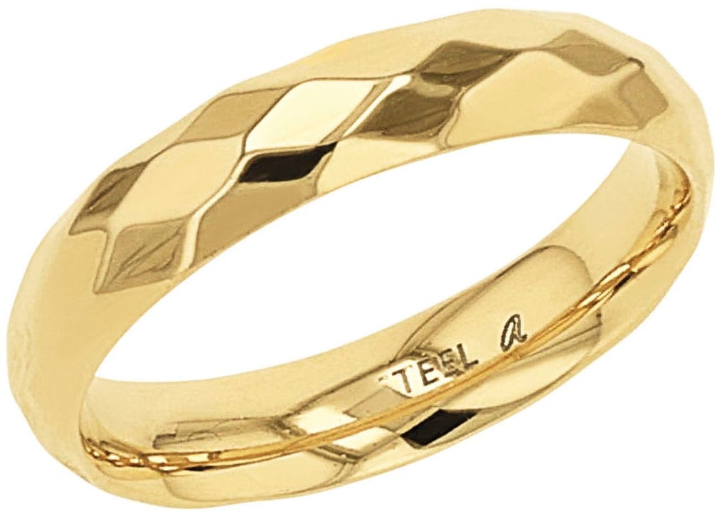 Fingerring AMOR "2037335/-37/-39/-40/-41/-42/-43/-44/-45" Gr. 66, gold (gelbgoldfarben), Fingerringe, Damen, 66, Edelstahl Image