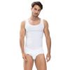 Achseltop MEY "CASUAL COTTON (K)", Herren, Gr. L, N-Gr, weiß, Feinripp, Obermaterial: 100% Baumwolle, unifarben, casual, körpernah, Rundhals, ärmellos, Unterhemden, ohne auftragende Seitennähte
