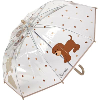 Stockregenschirm STERNTALER "Bauernhof", Kinder, transparent, Regenschirme Image