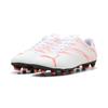 Fußballschuh PUMA "ATTACANTO FG/AG", Gr. 45, puma weiß, glowing rot, Synthetik, sportlich, Schuhe