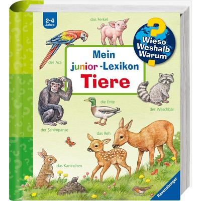 Buch RAVENSBURGER "Mein junior-Lexikon: Tiere - Wieso? Weshalb? Warum?", bunt, B:18cm H:20cm T:2cm, Bücher, Made in Europe