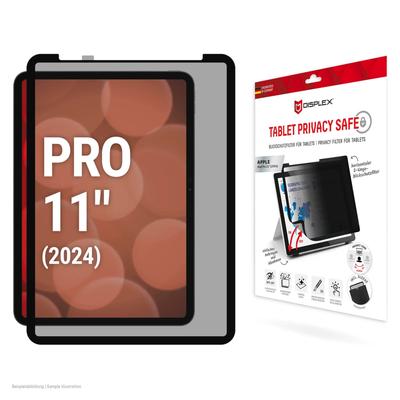 DISPLEX Displayschutzfolie "Tablet Privacy Safe", schwarz, B:25,20cm H:0,80cm T:32,20mm, Displayfolien, Blickschutzfolie, Schutzfolie, Bildschirmschutz, kratz- & stoßfest Image