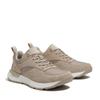 Sneaker TIMBERLAND "Voyager Park LOW LACE UP SNEAKER", Gr. 45, lt tpe mesh, Leder, Textil, sportlich, Schuhe