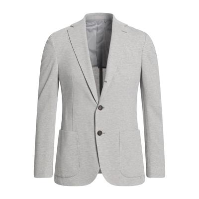 Blazer Cotton, Polyester, Goat Skin - Gray - Eleventy Jackets