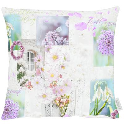 Dekokissen APELT "6722", lila (lavendel, rosa, blau, bedruckt), B:39cm H:5cm L:39cm, Polyester, Baumwolle, Dekokissen_Sitzkissen_Kissenhüllen Image