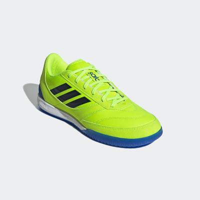 Fußballschuh ADIDAS PERFORMANCE "TOP SALA COMPETITION 2 IN", Gr. 43, lucid lemon, core schwarz, royal blau, Synthetik, Leder, sportlich, Schuhe Image