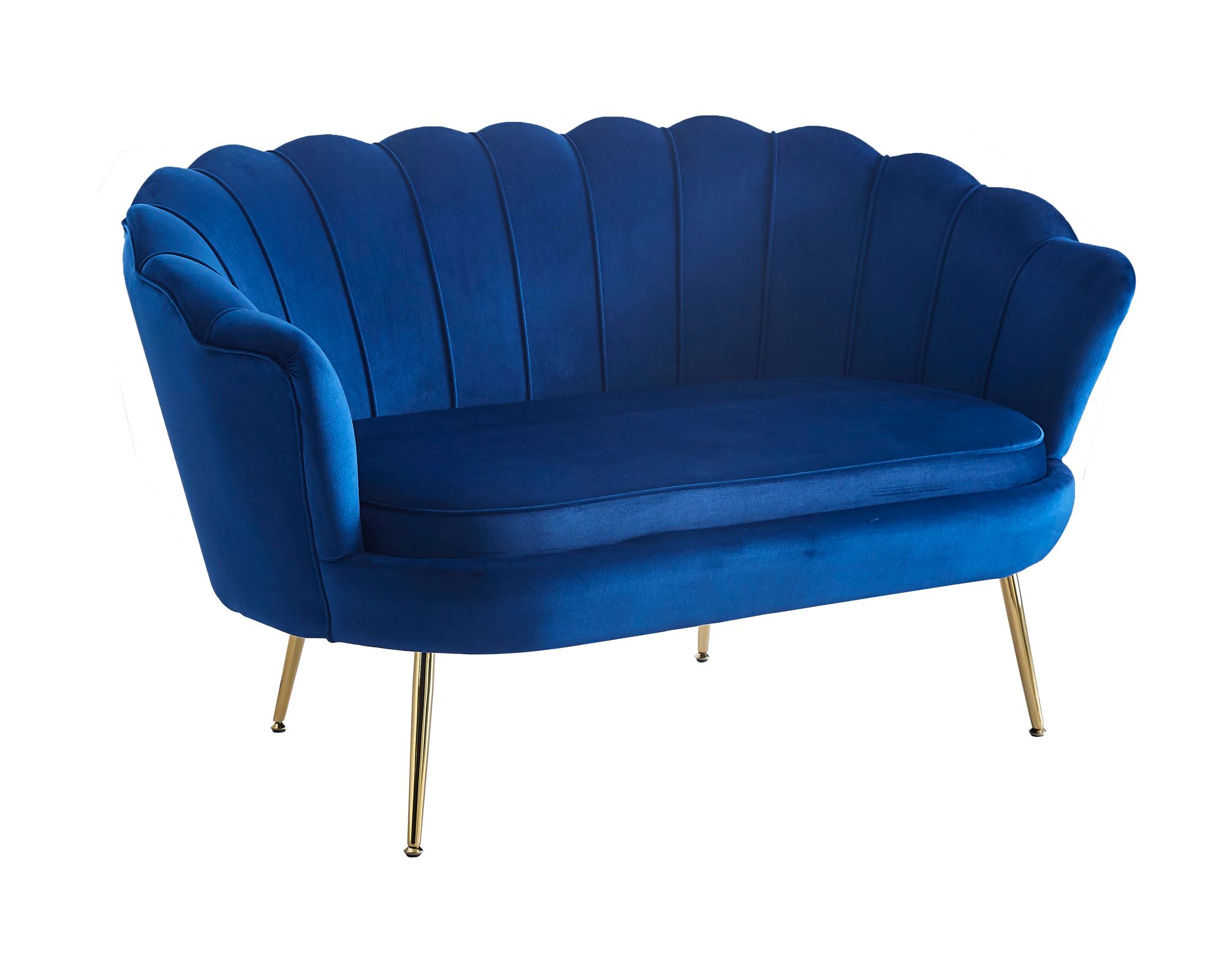 SalesFever »Arielle« Sofa dunkelblau 3-Sitzer