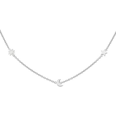 caï - Cai Damen-Kette 925er Silber Silber Silber 32013988 Ketten 1 ct Weiss