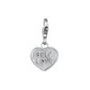 Elli - Charm Herz Anhänger 925 Sterling Silber Charms & Kettenanhänger 1 ct Damen (29.99 € / 1 ct)